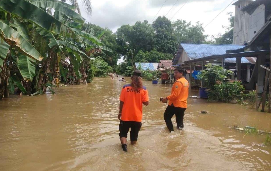 Banjir Rendam Dua Kecamatan, BPBD Balangan Minta Warga Tetap Waspada