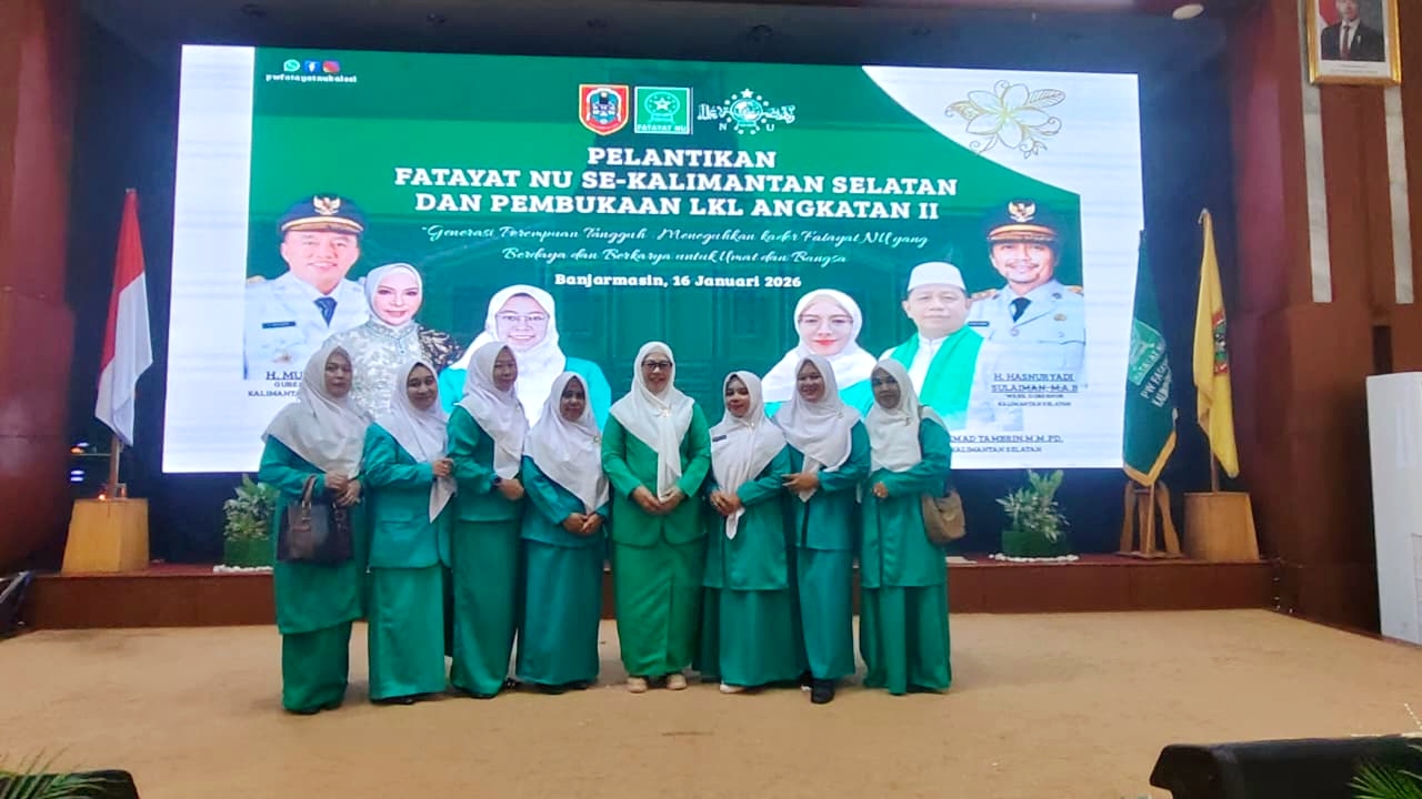 PC Fatayat NU Kotabaru Dikukuhkan, Fokus Cetak Kader Perempuan Tangguh