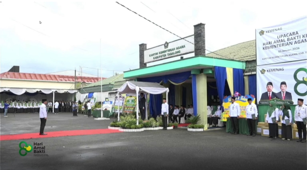 Pimpin Upacara HAB ke-80 Kemenag, Bupati Tabalong Ajak Perkuat Kerukunan dan Sinergi