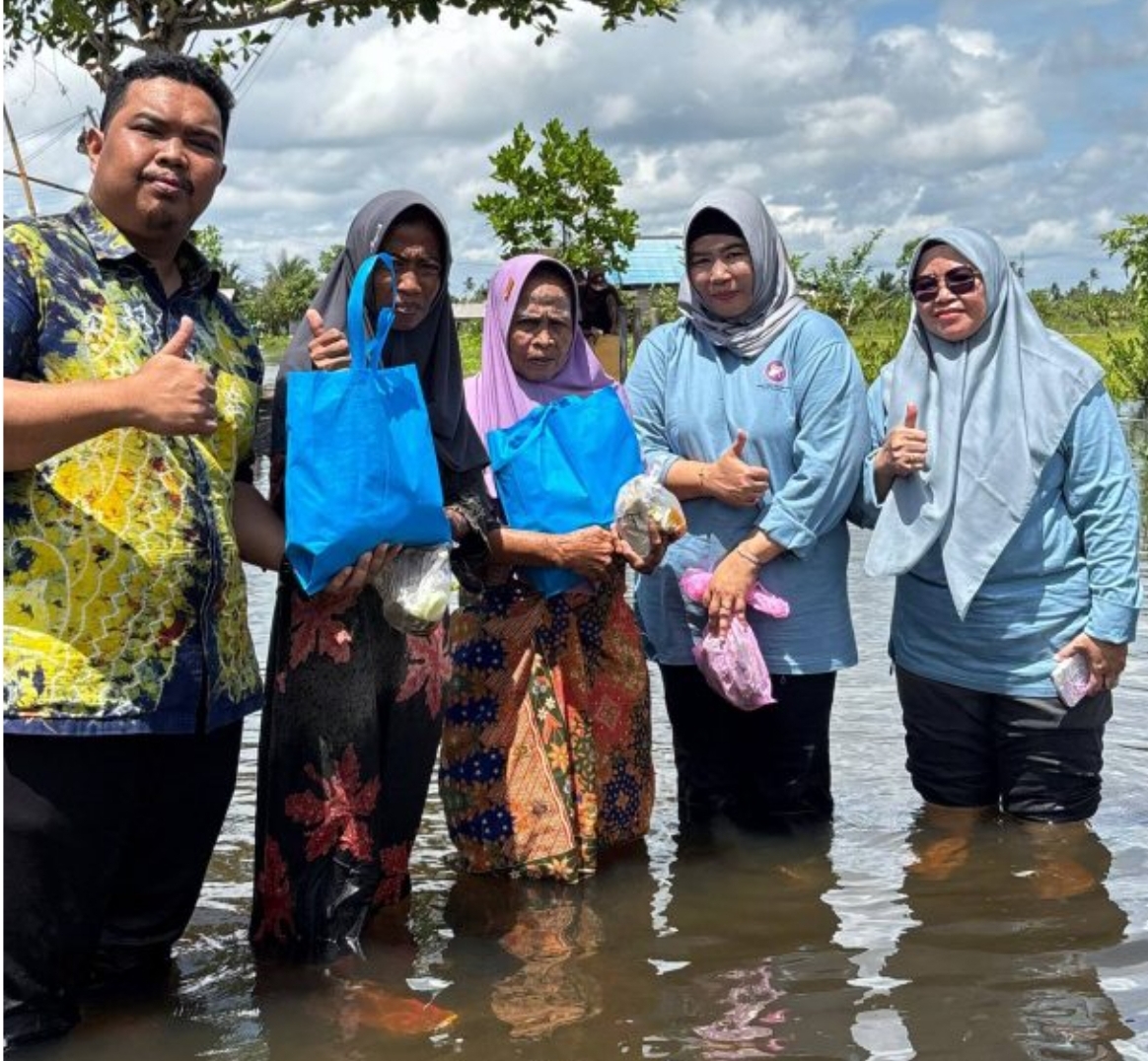Intruksi Gubernur, RSGM Gusti Hasan Aman Kalsel Bantu Warga Terdampak Banjir di Sungai Tabuk