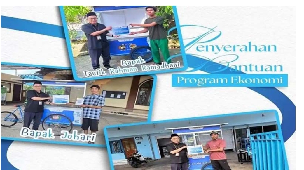 UPZ Bank Kalsel Salurkan Gerobak Usaha untuk Dukung Pelaku UMKM
