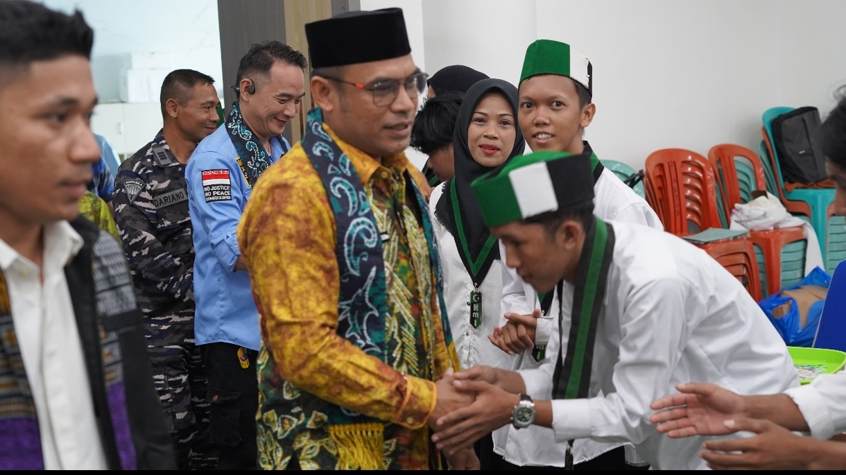 Wakil Bupati Kotabaru Syairi Mukhlis hadiri Pelantikan Pengurus HMI cabang Kotabaru-Tanah Bumbu Periode 2025-2026