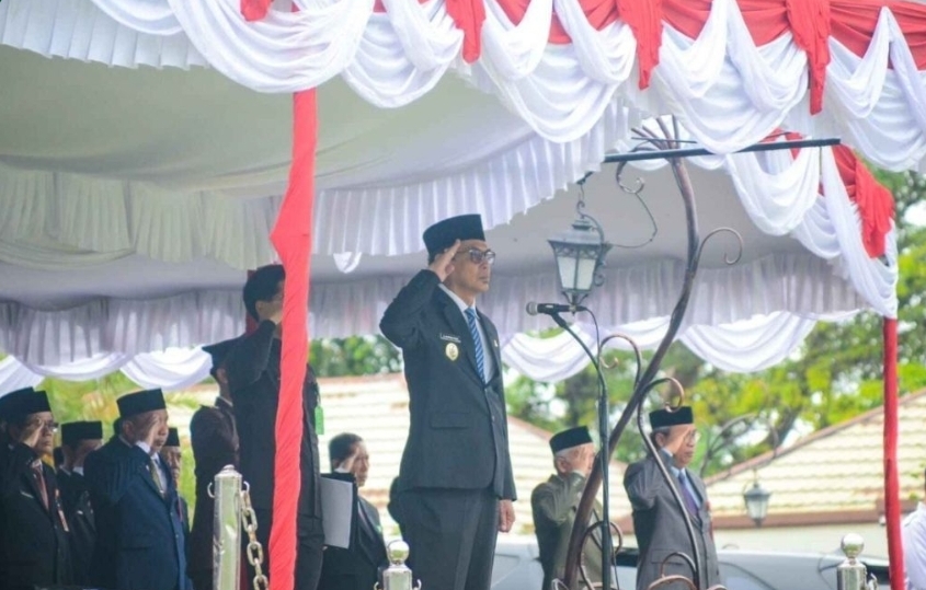 Wabup Balangan Ajak Teladani Semangat Juang Pejuang ALRI Divisi IV