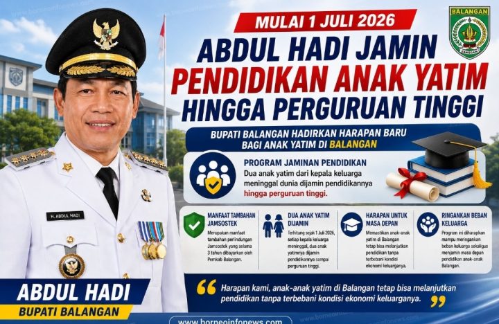 Bupati Balangan Luncurkan Program Pendidikan Gratis untuk Anak Yatim, Jaminan Pendidikan Hingga Kuliah Mulai Juli 2026